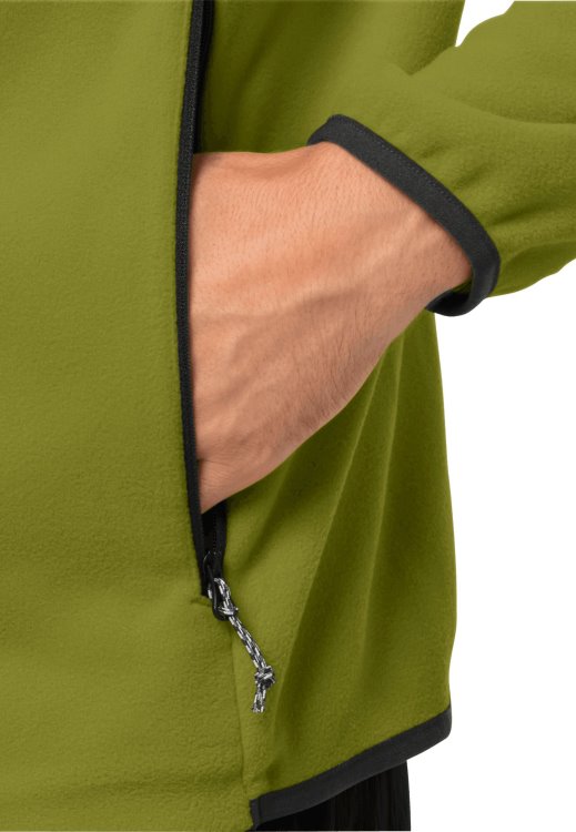 Dna Block Fleece M New Brand Jack Wolfskin Golden Cypress