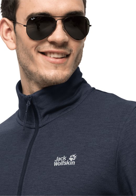 Brand Jack Wolfskin Jwp Midlayer M Brands Night Blue