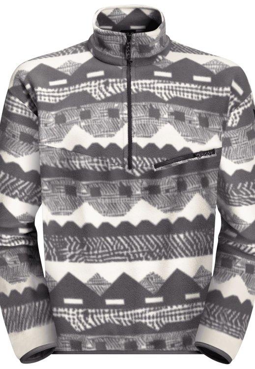 365 Rebel Printed Fleece M Brand Jack Wolfskin Phantom All Over New