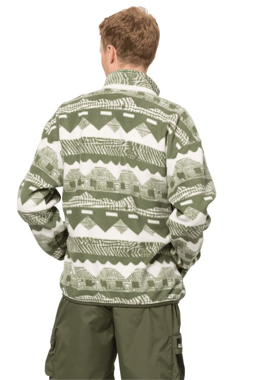 365 Rebel Printed Fleece M Greenwood Allover Brand Jack Wolfskin Collection