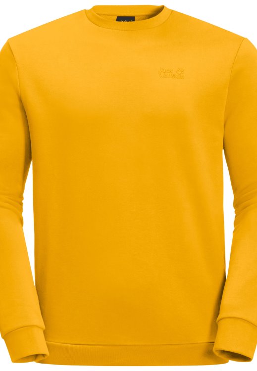 Hot Brand Jack Wolfskin Burly Yellow Xt Essential Crewneck M