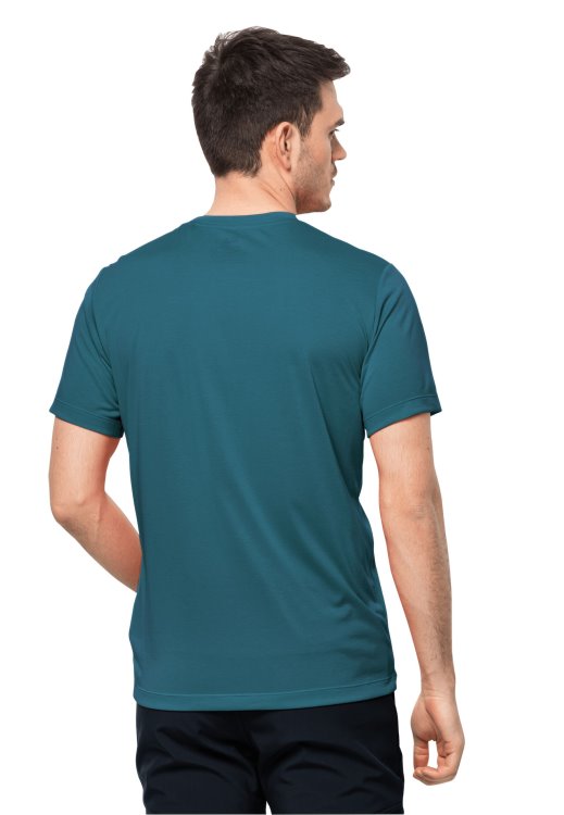Fashion Blue Coral Hiking S/s Graphic T M Brand Jack Wolfskin