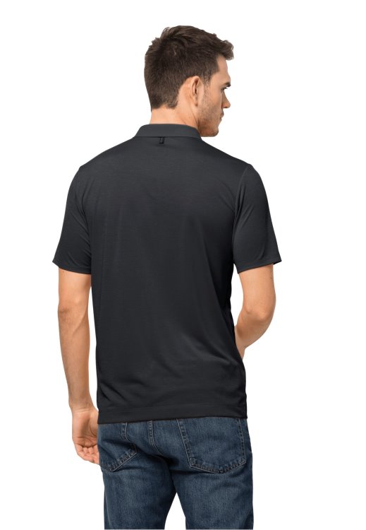 Brand Jack Wolfskin Pack & Go Polo M Black Origins