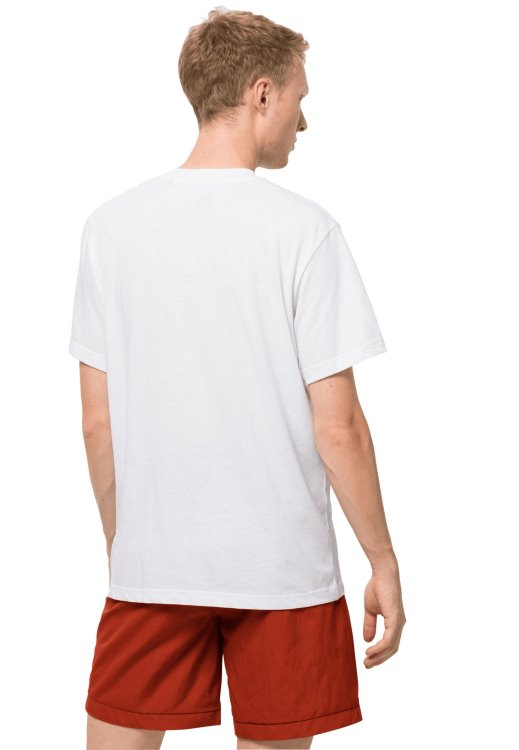 White Rush Ocean Logo T M Brand Jack Wolfskin