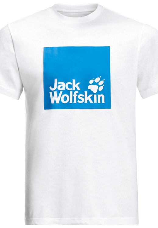 White Rush Ocean Logo T M Brand Jack Wolfskin