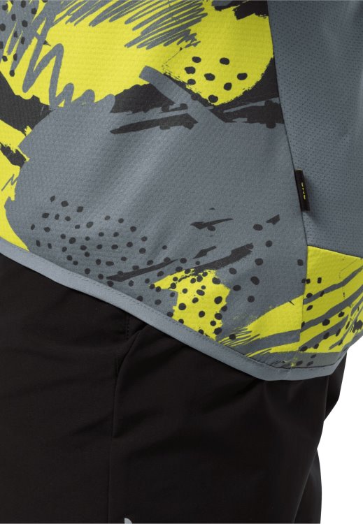 Best Brand Jack Wolfskin Storm Grey All Over Tourer Halfzip Print T M