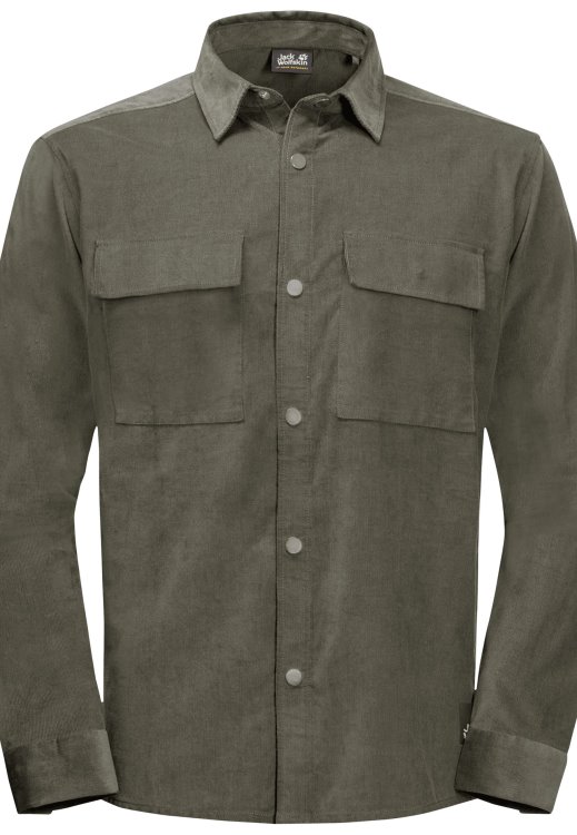 Dusty Olive Brand Jack Wolfskin Origin Nature Shirt M
