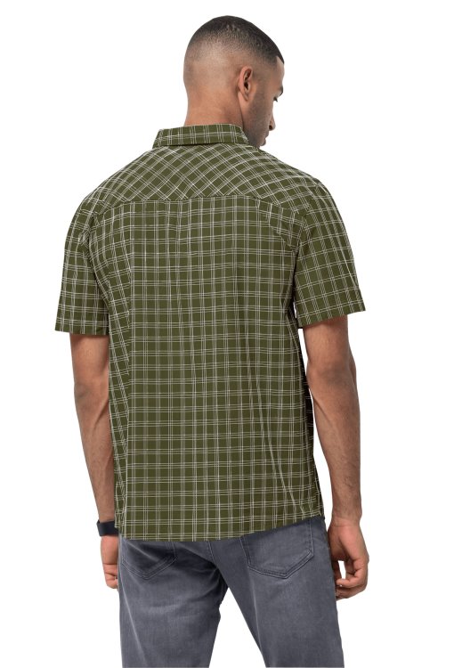 Brand Jack Wolfskin Hot Springs Shirt M Greenwood Checks Origin