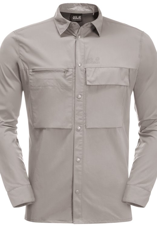 Brand Jack Wolfskin Atacama Vent Shirt M Origins Ash Grey
