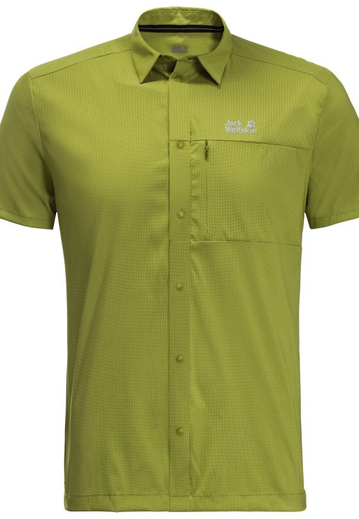 Fashion Pack & Go Shirt M Brand Jack Wolfskin Golden Cypress