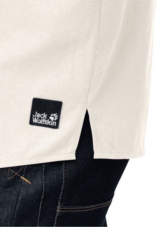 Nature Summer Shirt M Brand Jack Wolfskin Cotton White Brands