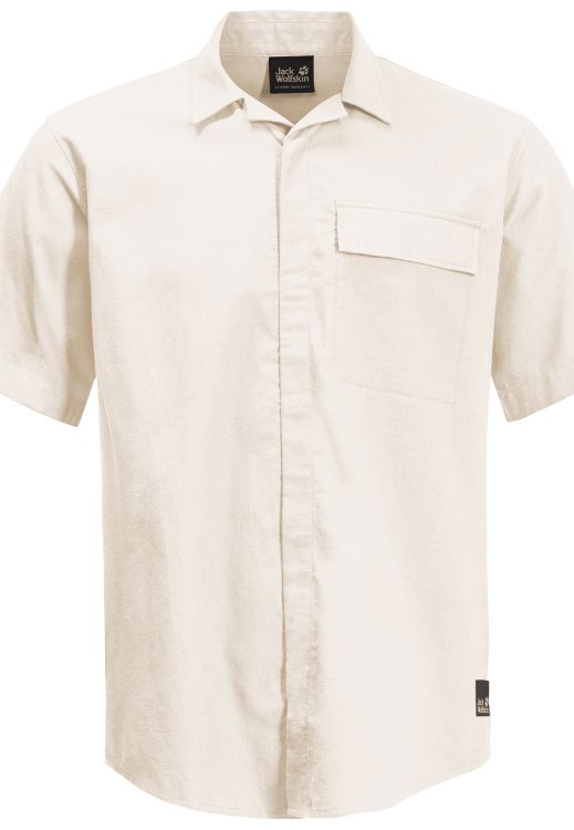 Nature Summer Shirt M Brand Jack Wolfskin Cotton White Brands
