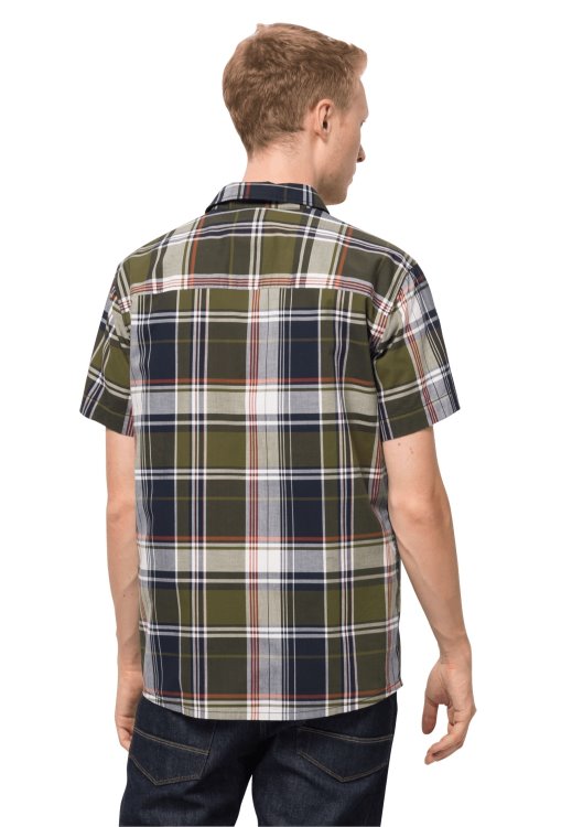 Brand Brand Jack Wolfskin Little Lake Shirt M Greenwood Checks