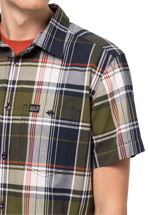 Brand Brand Jack Wolfskin Little Lake Shirt M Greenwood Checks