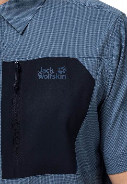 Kenovo II S/s M Collection Brand Jack Wolfskin Thunder Blue