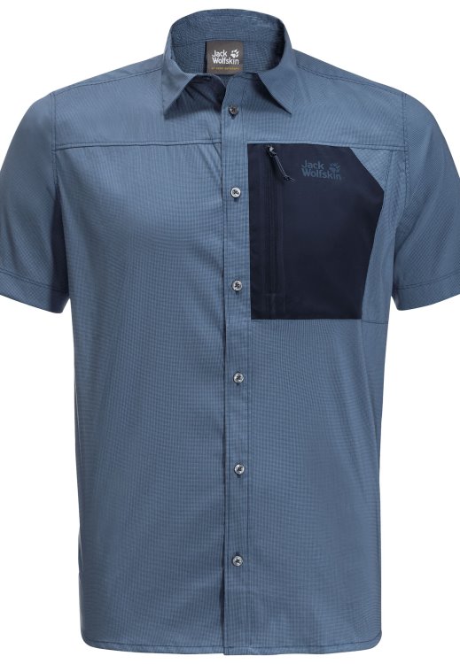 Kenovo II S/s M Collection Brand Jack Wolfskin Thunder Blue