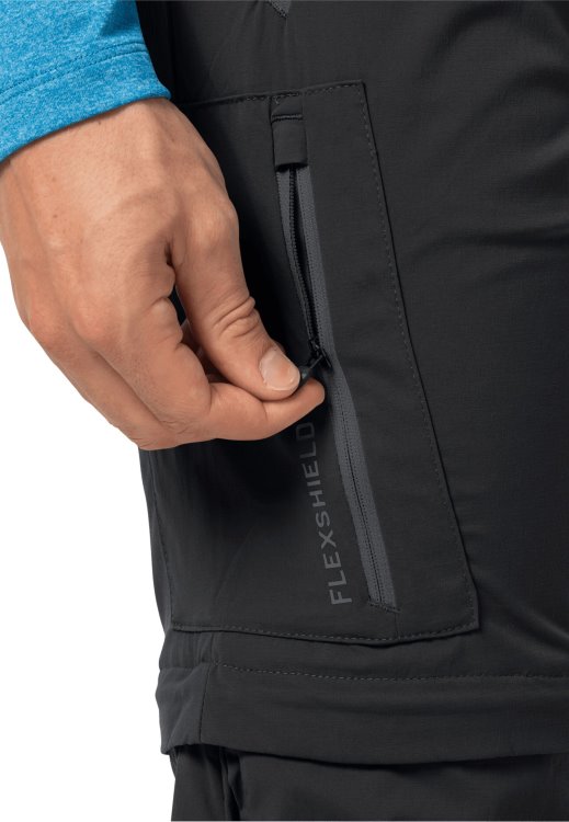 Overland Zip Away M Black Origins Brand Jack Wolfskin