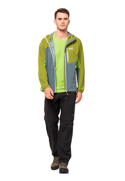 Overland Zip Away M Black Origins Brand Jack Wolfskin