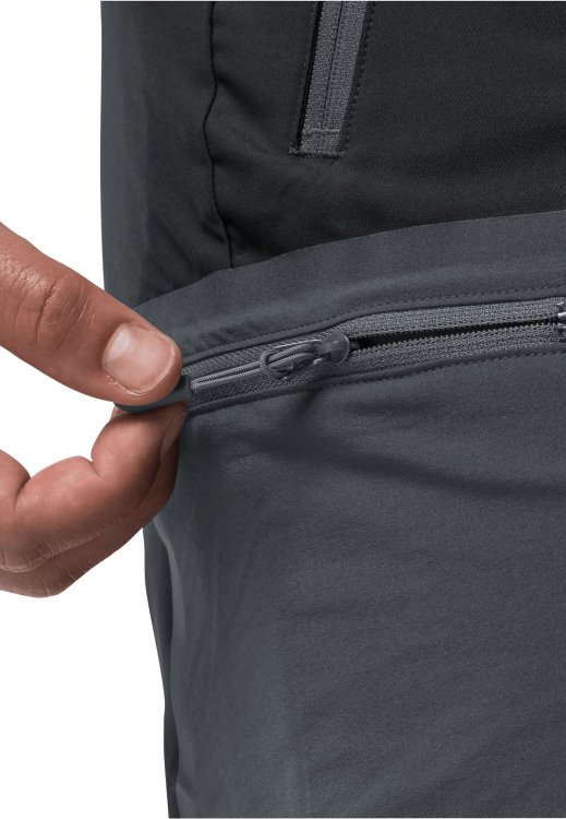 Active Track Shorts Men Brand Brand Jack Wolfskin Black