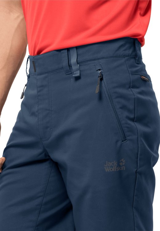 Active Track Shorts Men Brands Thunder Blue Brand Jack Wolfskin