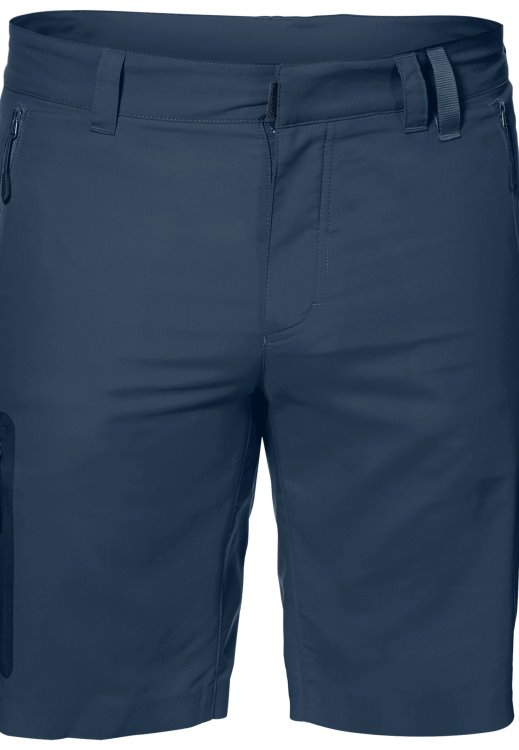 Active Track Shorts Men Brands Thunder Blue Brand Jack Wolfskin