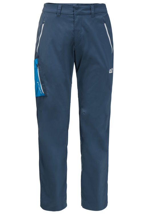 New Brand Jack Wolfskin Thunder Blue Overland Pants M
