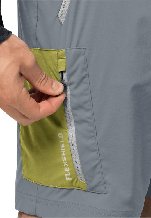 Brand Jack Wolfskin Collection Storm Grey Overland Shorts M