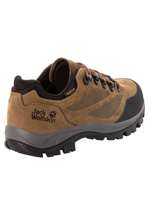 Rebellion Texapore Low M Brown-Red Origin Brand Jack Wolfskin