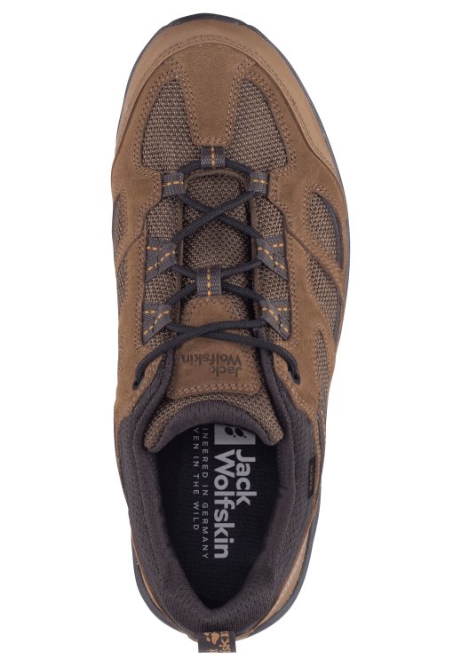 Best Brand Jack Wolfskin Brown-Phantom Vojo 3 Texapore Low M