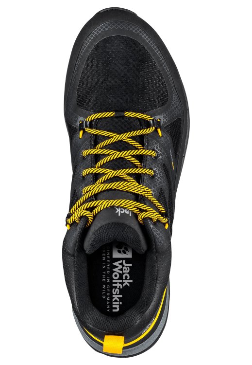 Fashion Black-Burly Yellow Xt Brand Jack Wolfskin Force Striker Texapore Low M