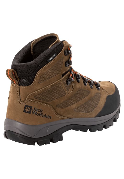 Rebellion Texapore Mid M Brown-Red Brand Brand Jack Wolfskin