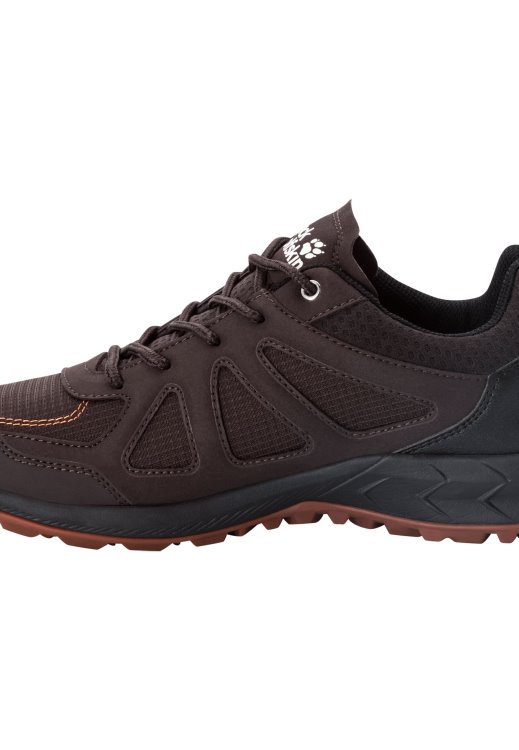 Woodland 2 Texapore Low M Brands Brand Jack Wolfskin Espresso-Dark Red