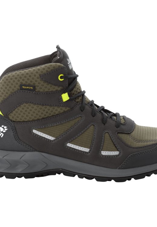 Brand Jack Wolfskin Woodland 2 Texapore Mid M Khaki-Green Collection