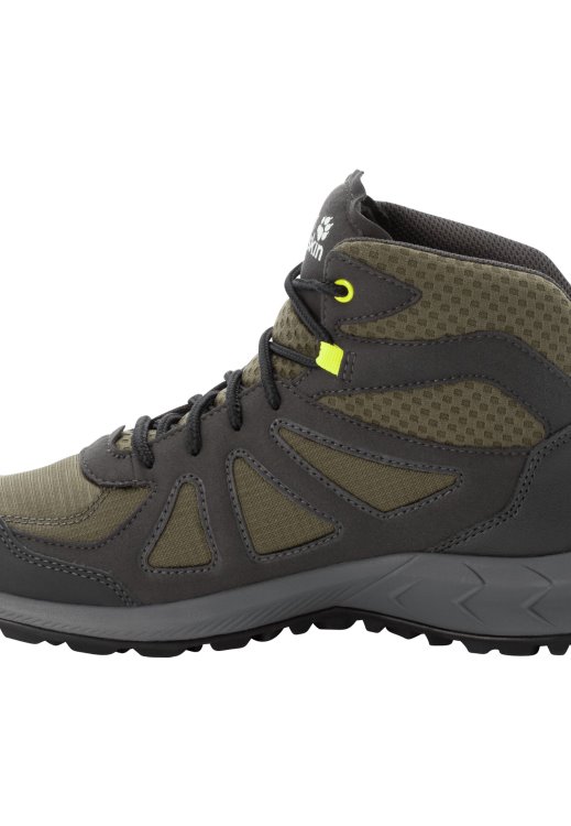 Brand Jack Wolfskin Woodland 2 Texapore Mid M Khaki-Green Collection