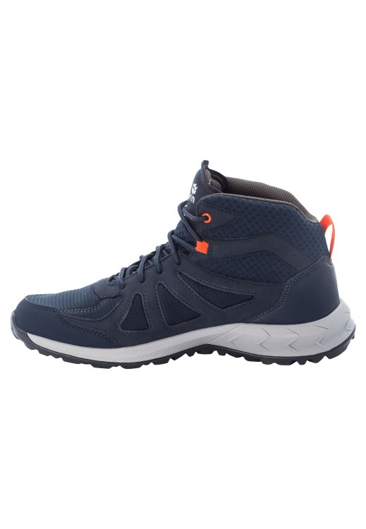 Collection Woodland 2 Texapore Mid M Dark Blue-Red Brand Jack Wolfskin