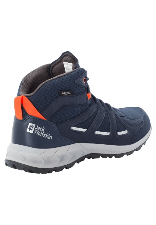 Collection Woodland 2 Texapore Mid M Dark Blue-Red Brand Jack Wolfskin