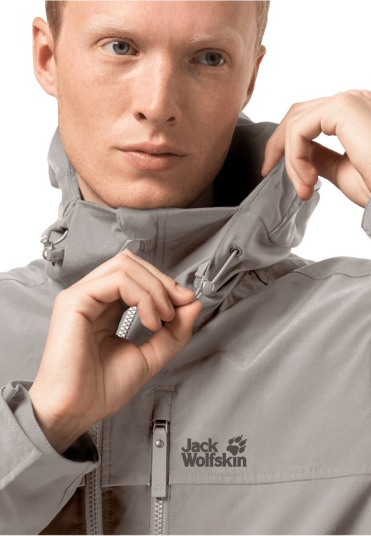 Desert Wind Jacket M Collection Brand Jack Wolfskin Ash Grey