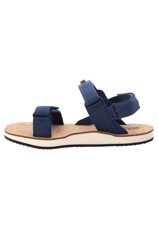 Blue-Cork Ecostride 2 Sandal M Brand Jack Wolfskin Collections