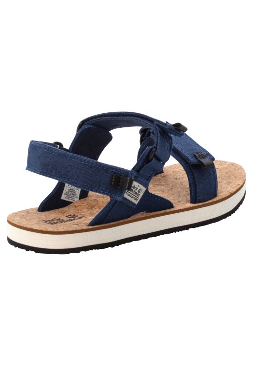 Blue-Cork Ecostride 2 Sandal M Brand Jack Wolfskin Collections