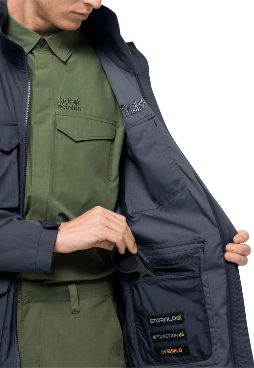 Lakeside Trip Jacket M Brand Jack Wolfskin Fashion Night Blue