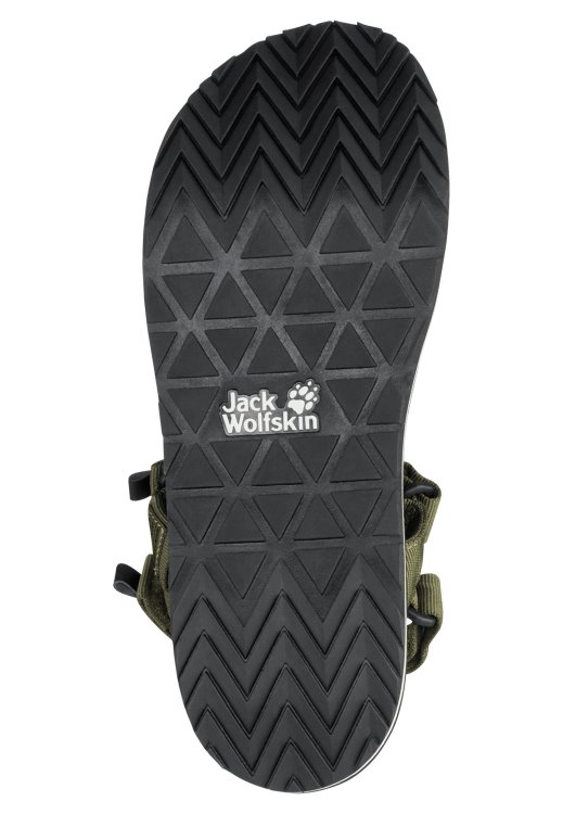 Outfresh Sandal M Origin Brand Jack Wolfskin Khaki-Black