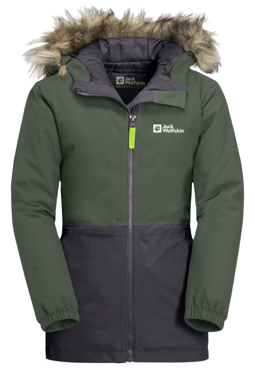 Collections Thyme Green Bandai Jacket Kids Brand Jack Wolfskin