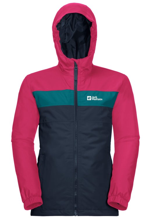 Four Lakes Jacket Kids Brand Jack Wolfskin Night Blue Origin