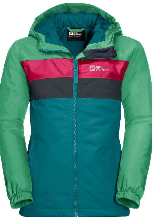 Bay Blue Brand Jack Wolfskin Origins Four Lakes Jacket Kids