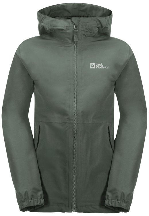 Origin Thyme Green Brand Jack Wolfskin Stormy Point Jacket K
