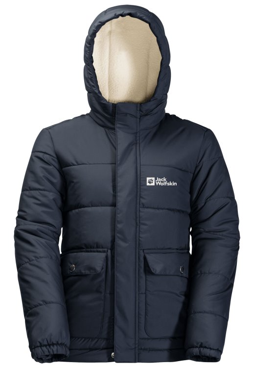 Best Dark Ruby Brand Jack Wolfskin Snow Fox Jacket K