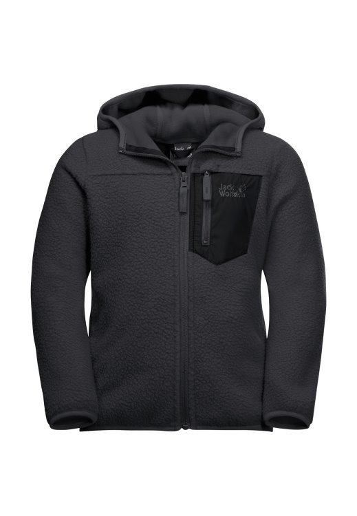Ice Curl Hood Jacket K Hot Brand Jack Wolfskin Phantom