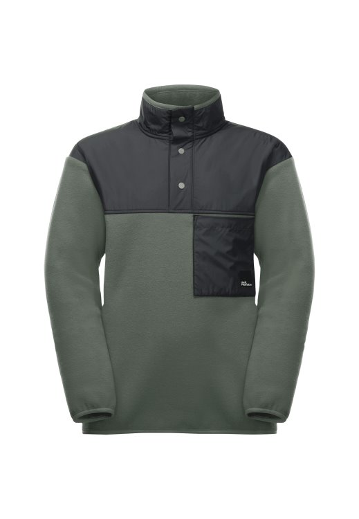 Spirit Fleece Halfzip Y Brand Jack Wolfskin Thyme Green Brands