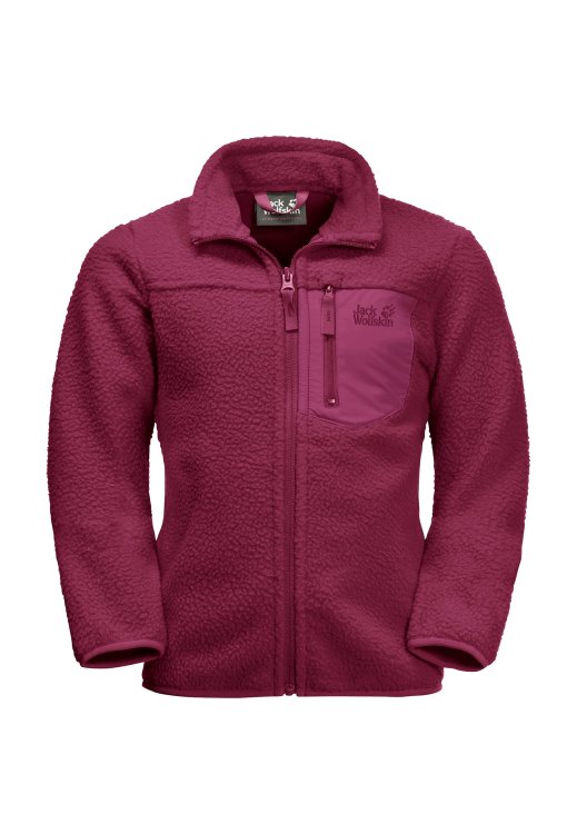 Ice Curl Jacket K Dark Ruby Best Brand Jack Wolfskin