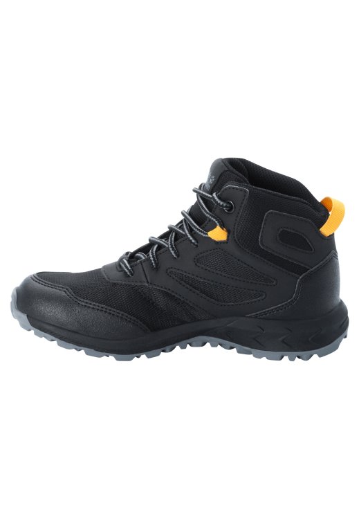 Black-Burly Yellow Xt Woodland Texapore Mid K Brand Jack Wolfskin Hot